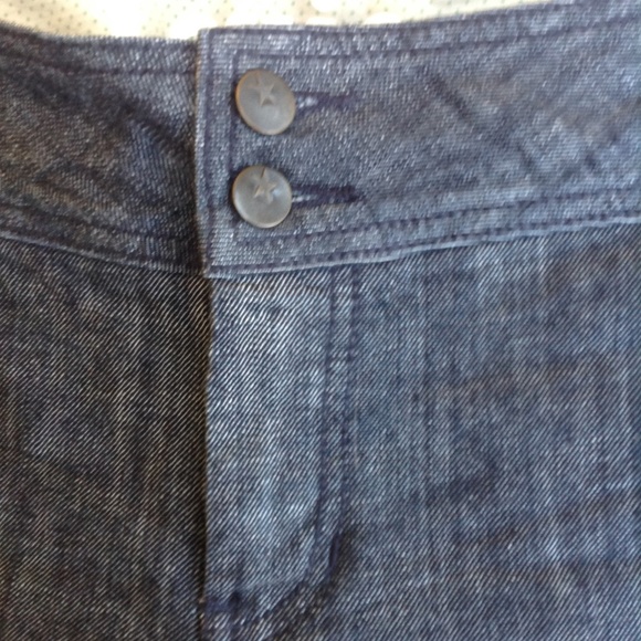 Anthropologie Louie Denim Knee length Capri Sz10 - Picture 4 of 9